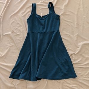 Peaches N Cream Dark Green dress
